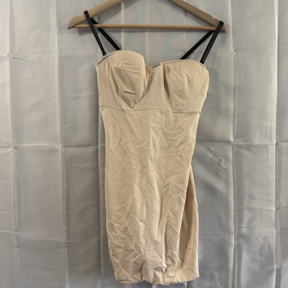 Maidenform Ultra Firm Control Convertible Shapewear Slip 36C Nude Bodycon Dress